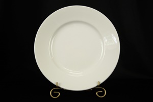 7" Bread Plate, White